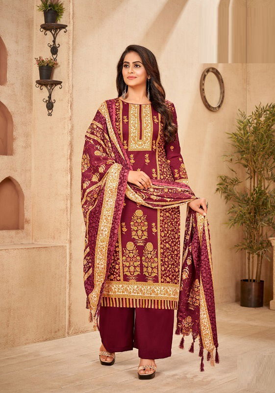 Balaji Kashmiri Casual Wear Pashmina Wholesale Dress Material Collection